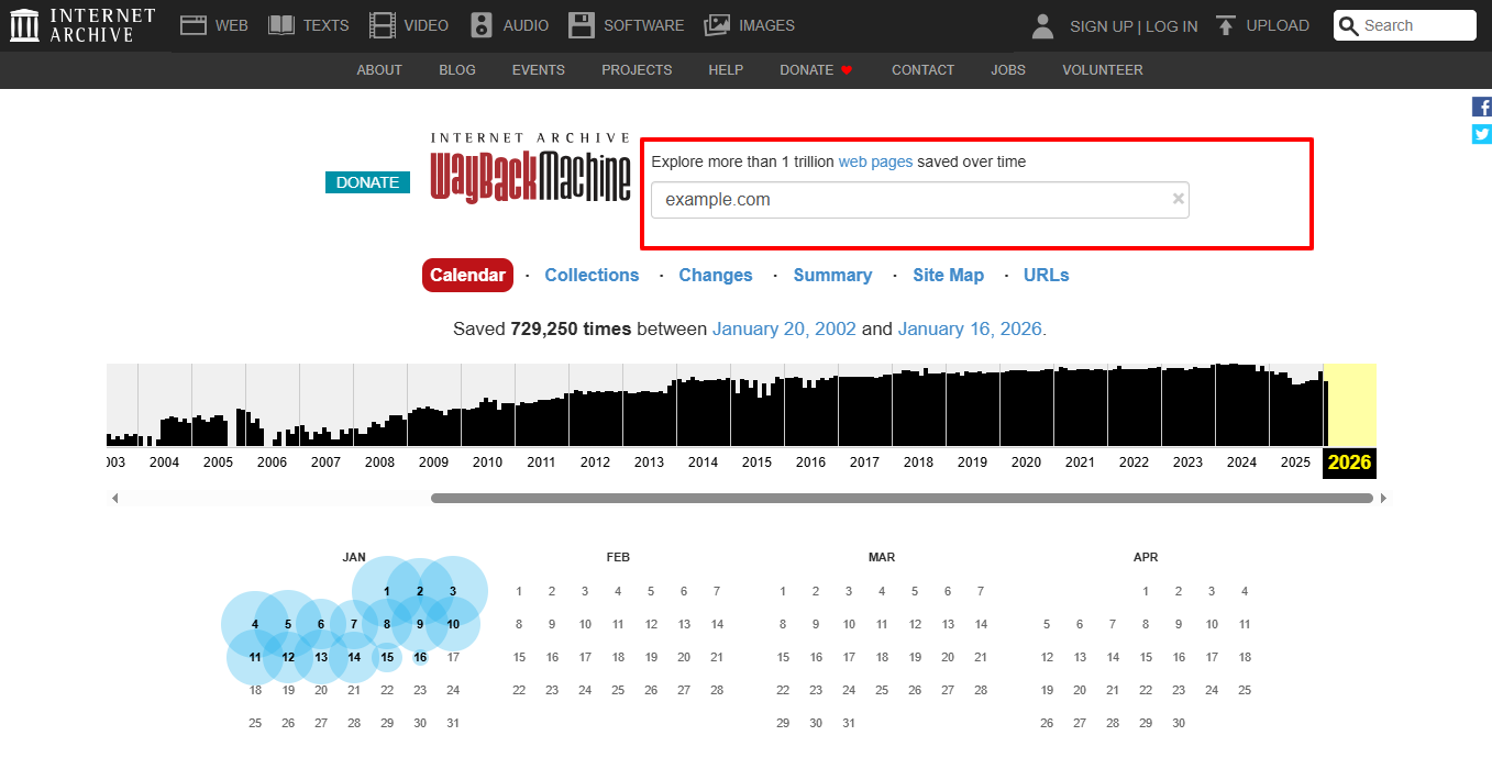 Wayback Machine website Restoration